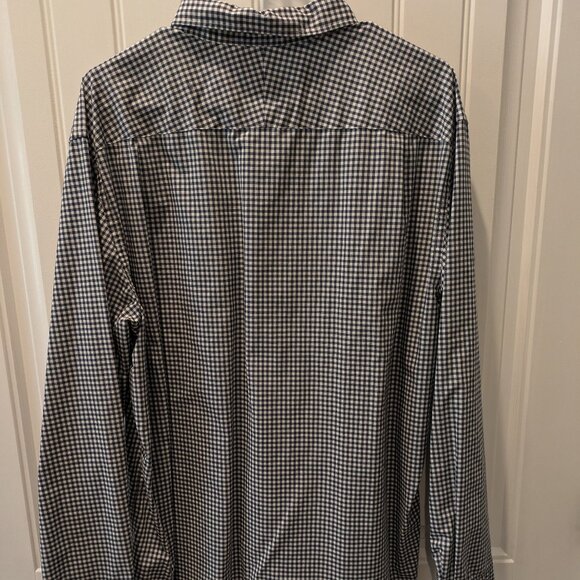 Charles Tyrwhitt Navy Gingham Shirt - Size XL - Picture 2 of 3
